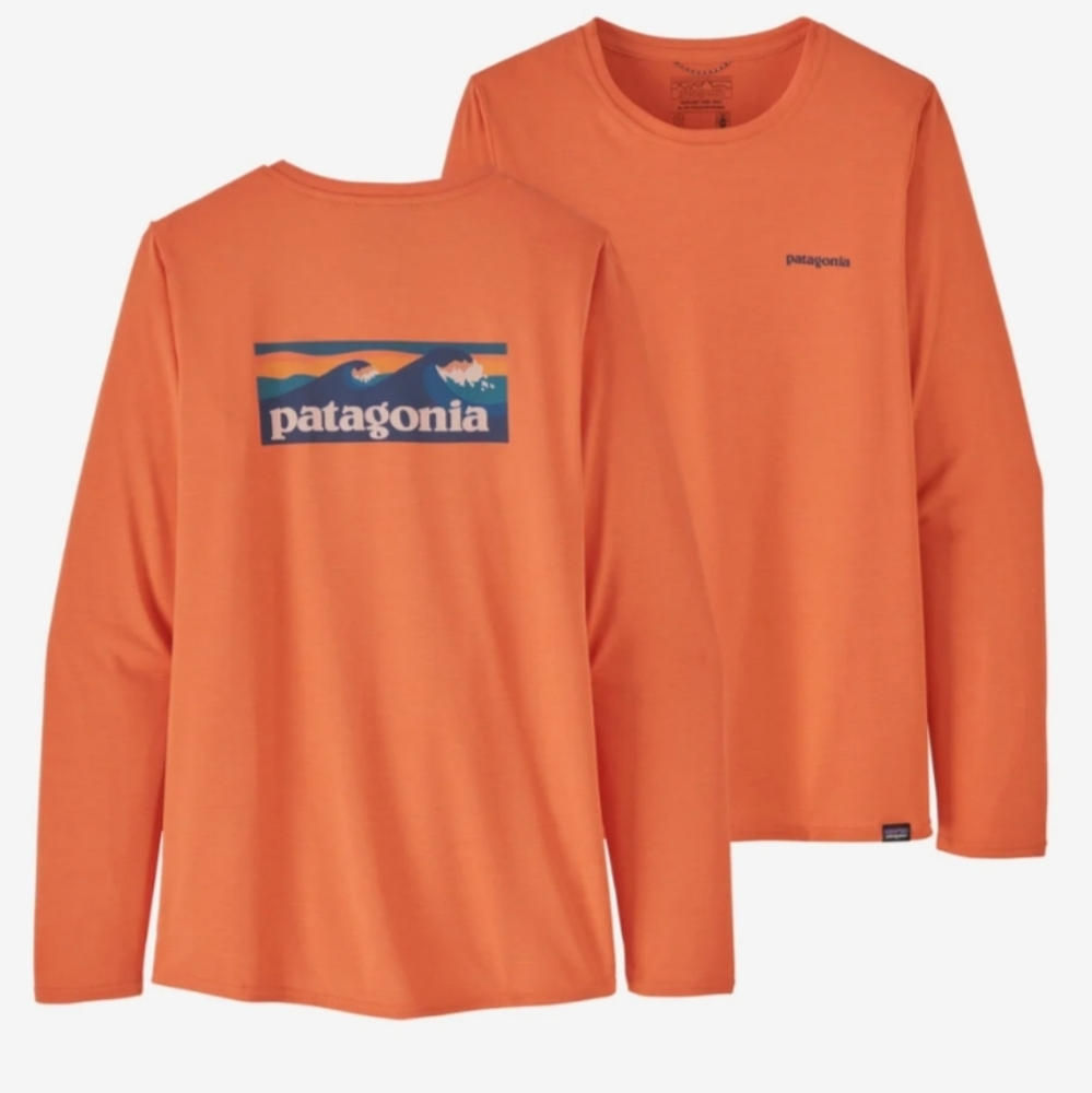 NWT Patagonia womens long sleeve graphic shirt